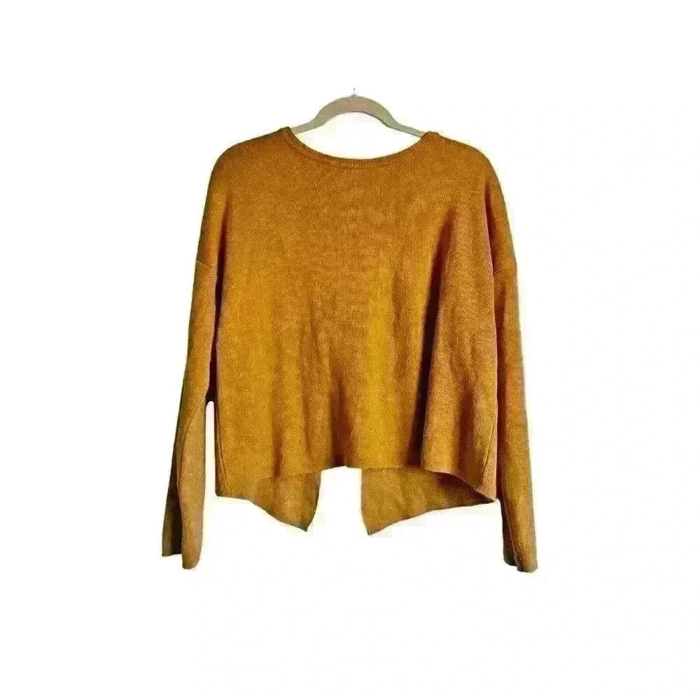 Boho Whimsical American Eagle One Size Don't Ask Why Sweater Open Back
